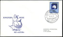 1981 (23.12.) B.R.D., 2K-Bordpostamt: DEUTSCHE SCHIFFSPOST, MS ASTOR, HADAG-CRUISE-LINIE, Jungfernreise 23.12., Sonderum - Autres & Non Classés