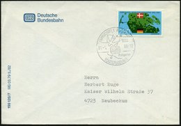 1986 (31.5.) B.R.D., 1K-Bordpostamt: FÄHRSCHIFF CARL CARSTENS, DB Gedser Puttgarden VOGELFLUGLINIE = Eisenbahn-Fähre (DB - Autres & Non Classés