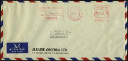 1974 (17.8.) NIGERIA, Absender-Freistempel: LAGOS, SHIP & CLEAR YOUR CARGO THROUGH ALRAINE (Frachter) Firmen-Luftpost-Üb - Other & Unclassified