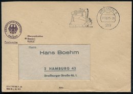 1975 (31.10.) 28 BREMEN 5, Maschinen-Werbestempel: Bremen, Stadt Des Großschiffbaus = Frachter In Der Werft, Markenloser - Sonstige & Ohne Zuordnung