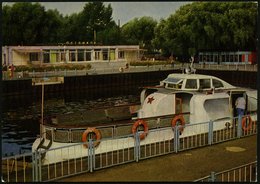 1972 UdSSR, 3 Kop. Bild-Ganzsache Komsomolzen, Schw.: Motorboot An Der Anlegestelle Ostaschkow (Bez. Kalinin) Ungebr. -  - Sonstige & Ohne Zuordnung