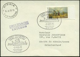 1985 (2.9.) 2400 LÜBECK-TRAVEMÜNDE 1, Sonderstempel: STAPELLAUF METEOR (= "Meteor" III) Forschungsschiff Für Meereskunde - Other & Unclassified