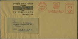1970 (8.5.) 22 ELMSHORN 1, Absender-Freistempel: Stadt Elmshorn.. (Wappen Mit Großsegler) Motivgleicher Kommunalbrief -  - Autres & Non Classés