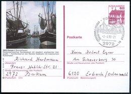 1990 (2.4.) 2972 BORKUM, Sonderstempel: BORKUMRIFF Leuchtturm, 90 JAHRE ERSTER FUNKDIENST IN DEUTSCHLAND (Leuchtturm, Fu - Other & Unclassified