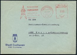 1967 (7.3.) 219 CUXHAVEN 1, Absender-Freistempel: Nordseeheilbad.. Patenstadt Der Stadt Schneidemühl (Pommern) = Seezeic - Otros & Sin Clasificación