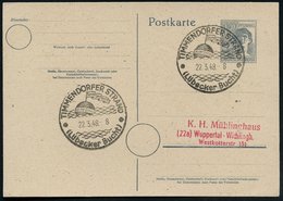 1948 (22.3.) TIMMENDORFER STRAND, Hand-Werbestempel: Sonne See Wald An Der Ostsee.. = Markierungs-Boje Mit Wimpel, Inl.- - Altri & Non Classificati