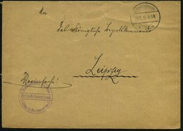 1915 (26.2.) WILHELMSHAVEN, 1K-Brücke + Briefstempel: Kaiserliche Marine, I. Komp., II. Ers. Seebatl. No.1, Marine-Diens - Altri & Non Classificati