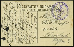 1916 (20.3.) DEUTSCHES REICH /  LETTLAND, 1K-Brücke: K. D. Feldpoststation Nr.168 + Briefstempel: Kaiserl. Marine, LIBAU - Autres & Non Classés
