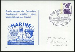 1977 (19.6.) 2393 GLÜCKSBURG, OSTSEE 1, Sonderstempel: Versorger A 1414 "GLÜCKSBURG" (Troßschiff) Auf PP 20 Pf. Unfall:  - Other & Unclassified