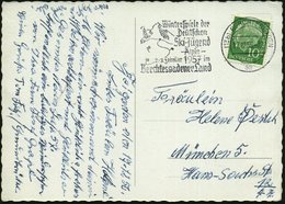 1956 (17.12.) (13 B) BERCHTESGADEN, Maschinen-Werbestempel: Winterspiele Der Deutschen Ski-Jugend Alpin.. = Strecke Mit  - Altri & Non Classificati