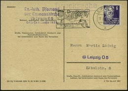 1951 (12.2.) LEIPZIG C 2, Maschinen-Werbestempel: Auf Nach Oberhof, Zu Den 2. Wintersportmeisterschaften Des Friedens (I - Other & Unclassified