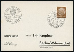 1938 (19.2.) OBERHOF (THÜR), Sonderstempel: 18.- 20. Febr., NS Winterkampfspiele 1938 (NS-Sportabzeichen) Inl.-Karte (Bo - Sonstige & Ohne Zuordnung