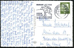 1961 (2.11.) (20 B) BRAUNLAGE (HARZ), Maschinen-Werbestempel: DEUTSCHE NORDISCHE SKIMEISTERSCHAFTEN = Langläufer, S/ W.- - Other & Unclassified