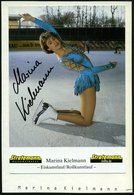 1992 B.R.D., Color-Reklamekarte: Marina Kielmann (Deutsche Meisterin 1991, 1992, Silber 1995, 1988 U. Bronze 1989) Mit O - Altri & Non Classificati