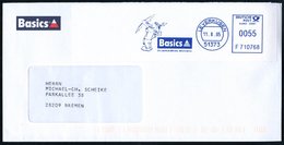 2005 (11.8.) 51373 LEVERKUSEN, Blauer Absender-Freistempel: Basics.. = Indianerjunge Mit Bogen (nach Disney's "Klein Adl - Sonstige & Ohne Zuordnung