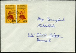 1972 B.R.D., 40 Pf. "XXI. Weltspiele Der Gelähmten Heidelberg 1972", Waager. Paar = Rollstuhl-Bogenschütze, (gest. 2 HAM - Sonstige & Ohne Zuordnung