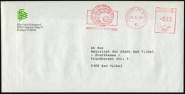 1980 (18.2.) 6 FRANKFURT AM MAIN 71, Jubil.-Absender-Freistempel: DFB 75 JAHRE, DEUTSCHER FUSSBALL BUND (Monogramm-Logo) - Sonstige & Ohne Zuordnung