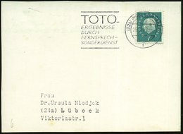 1959 (22 B) INGELHEIM (RHEIN), Maschinen-Werbestempel: TOTO-ERGEBNISSE DURCH FERNSPRECH-SONDERDIENST (= Fußball-Ergebnis - Altri & Non Classificati