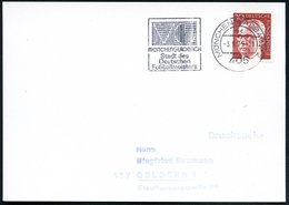 1975 (3.9.) 405 MÖNCHENGLADBACH 2, Maschinen-Werbestempel: Stadt Des Deutschen Fußballmeisters, Inl.-Karte (Bo.29 A IV = - Other & Unclassified