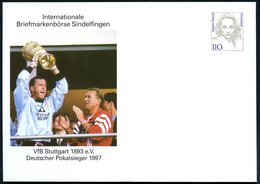 1997 (Okt.) B.R.D., PU 110 Pf. M. Dietrich: VfB Stuttgart.. Deutscher Pokalsieger 1997, Ungebr. (Mi.PU 351) - Fußball /  - Autres & Non Classés