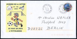 1998 FRANKREICH, 3,00 F. Sonder-Ganzsachen-Umschlag: Fußball-WM "FRANCE 98", Bedarfs-Ausl.-Brief - Fußball-Europa- & Wel - Other & Unclassified