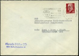 1970 (18.3.) 10 BERLIN, Maschinen-Werbestempel: EUROPAMEISTERSCHAFTSLAUF 1970, RALLYE DDR.. 10. PNEUMANT RALLYE (geflüge - Autres & Non Classés