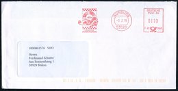 1999 (3.2.) 53520 NÜRBURG, Absender-Freistempel "DEUTSCHE POST AG": Seit 1927 FASZINATION NÜRBURGRING (Rennflagge, Forme - Sonstige & Ohne Zuordnung