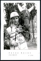 1968 BERLIN, S/ W.-Foto-Ak.: Peter Kwiet = Erfolgreicher Trabsportler, 12x Champion, Ab 1954 Insges. über 4300 Siege!, E - Other & Unclassified