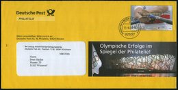 2008 (11.6.) 92637 WEIDEN I. D. OPF., 145 + 55 C. Dienst-Sonderganzsachen-Umschlag "Deutsche Post" PHILATELIE: "Olympisc - Sonstige & Ohne Zuordnung