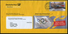 2008 (4.8.) 92637 WEIDEN I. D. OPF., 145 + 55 C. Dienst-Sonderganzsachen-Umschlag "Deutsche Post" PHILATELIE: "Olympisch - Andere & Zonder Classificatie