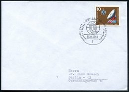 1966 (13.8.) 1 BERLIN 12, Sonderstempel: GROSSE INTERNAT. KANU-REGATTA BERLIN-GATOW (Brandenbg. Tor) Ortsbrief (Bo.1352) - Altri & Non Classificati