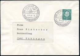 1959 (19.6.) (20 A) STEINHUDE AM MEER, Hand-Werbestempel: Räucheraale, SEGLERPARADIES (Segelboote) Inl.-Brief (Bo.1) - S - Other & Unclassified