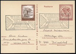 1975 (8.8.) ÖSTERREICH, Sonderstempel: 1150 WIEN, POST SV WIEN - TENNISZENTRUM, VII. EUROP. TENNISMEISTERSCHAFTEN 1975 ( - Altri & Non Classificati