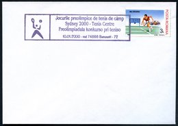 2000 (10.1.) RUMÄNIEN, Sonderstempel: 74666 Bucuresti - 72, Jocurile Preolimpice De Tenis De Camp Sydney 2000 - Tennis C - Autres & Non Classés