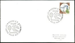 1993 (13.3.) ITALIEN, Sonderstempel: VERONA C.P., TENNISTAVOLO, 11A COPPA DELLE ALPI FEMMINILE (!!: Tischtennis-Frauen-C - Other & Unclassified