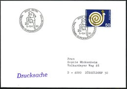 1980 (Apr.) SCHWEIZ, Sonderstempel: 3000 BERN, TISCHTENNIS-EUROPAMEISTERSCHAFTEN (Spielerin) Ausl.-Brief (Pen.S 1015) -  - Autres & Non Classés