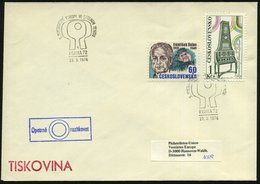 1976 (28.3.) TSCHECHOSLOWAKEI, Sonderstempel: PRAHA 72, X. MISTROWSTVI EUROPY VE STOLNIM TENISU (= Tischtennis-EM, Schlä - Other & Unclassified