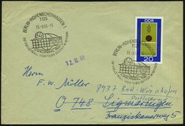 1969 (19.9.) 1125 BERLIN-HOHENSCHÖNHAUSEN 1, Sonderstempel: II. WELTPOKAL IM VOLLEYBALL 1969 (Ball, Netz, Globus) Auf Pa - Other & Unclassified