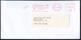 1988 (24.11.) 6000 FRANURT AM MAIN 71, Absender-freistempel: Lsb H, Landessportbund Hessen E.V. = Löwe Mit Krone, Fernbr - Altri & Non Classificati