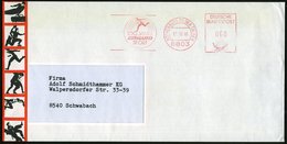 1980 (12.10.) 8803 ROTHENBURG OB DER TAUBER, Absender-Freistempel: 100 JAHRE ERHARD SPORT(Läufer) Reklame-Brief: Sportar - Altri & Non Classificati