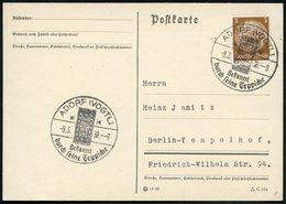 1938 ADORF (VOGTL), Hand-Werbestempel: Bekannt Durch Seine Teppiche (Teppich) Inl.-Karte (Bo.1, Erstjahr) - Teppich / Ca - Other & Unclassified