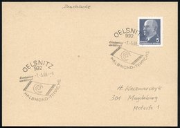 1968 (7.5.) 992 OELSNITZ, Hand-Werbestempel: Erzeugnisse Von Weltruf, HALBMOND-TPPICHE (Teppich Mit Halbmond U. Stern) I - Sonstige & Ohne Zuordnung