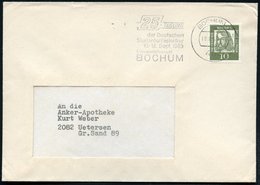 1965 (10.8.) 463 BOCUM 1, Maschinen-Werbestempel: 25. TAGUNG Der Deutschen Studentenhistoriker.. Universitätsstadt BOCUM - Other & Unclassified