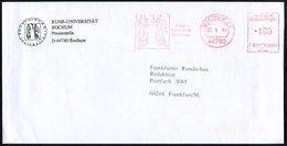 1994 (22.8.) 44780 BOCHUM 25, Absender-Freistempel: Ruhr-Universitäts Bochum (2 Antike Figuren Mit Fackel) Motivgleicher - Other & Unclassified
