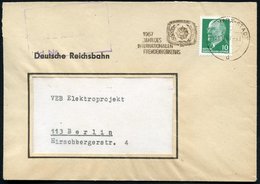 1967 (21.8.) 90 KARL-MARX-STADT, Maschinen-Werbestempel: 1967 JAHR DES INTERNAT: FREMDENVERKEHRS (UNO-Logo) Reichsbahn-D - Other & Unclassified