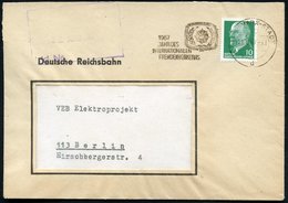 1967 (21.8.) 90 KARL-MARX-STADT, Maschinen-Werbestempel: 1967 JAHR DES INTERNAT: FREMDENVERKEHRS (UNO-Logo) Reichsbahn-D - Otros & Sin Clasificación