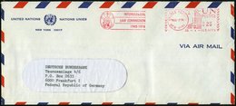 1974 UNO NEW YORK, Absender-Freistempel: UNITED NATIONS, NEW YORK, INTERNATIONAL LAW COMMISSION 1949-1974 (UN-Logo U. Wa - Altri & Non Classificati