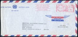 1974 (4.11.) UNO NEW YORK, Absender-Freistempel: UNITED NATIONS, NEW YORK, UNITED NATIONS PEACE KEEPING OPERATIONS, Über - Otros & Sin Clasificación