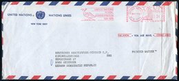 1976 (7.5.) UNO NEW YORK, Absender-Freistempel: UNITED NATIONS, NEW YORK, UNITED NATIONS POSTAL ADMINISTRATION 1951 - 19 - Altri & Non Classificati