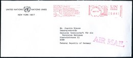 1987 UNO NEW YORK, Absender-Freistempel: UNITED NATIONS, N.Y., UNIDO, INDUSTRIAL CO-OPERATION + DEVELOPMENT = PROGRESS ( - Other & Unclassified